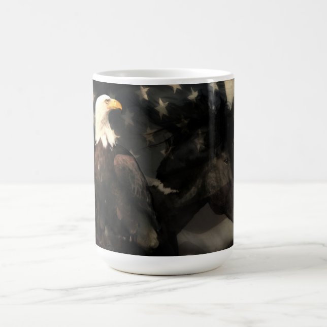 Caneca De Café Águia e Mustang Mug (Centro)