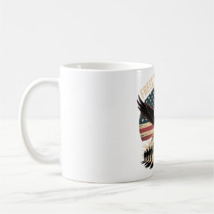 Caneca De Café Águia e Soldados do Design Liberdade Não é Grátis