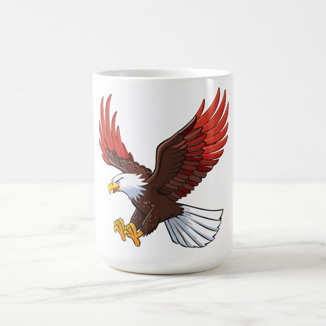Caneca De Café Águia majestosa em voo (Centro)