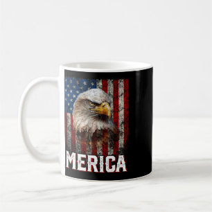 Caneca De Café Águia Merica Bandeira Patriótica EUA Águia da Libe