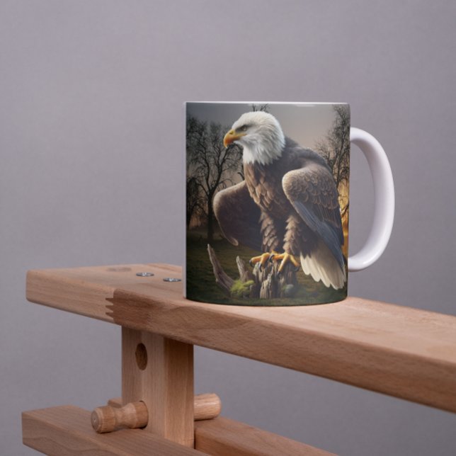 Caneca De Café Águia na Natureza (Criador carregado)