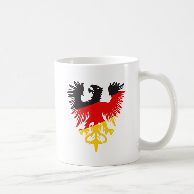 Caneca De Café Águia Negra Alemã (Direita)