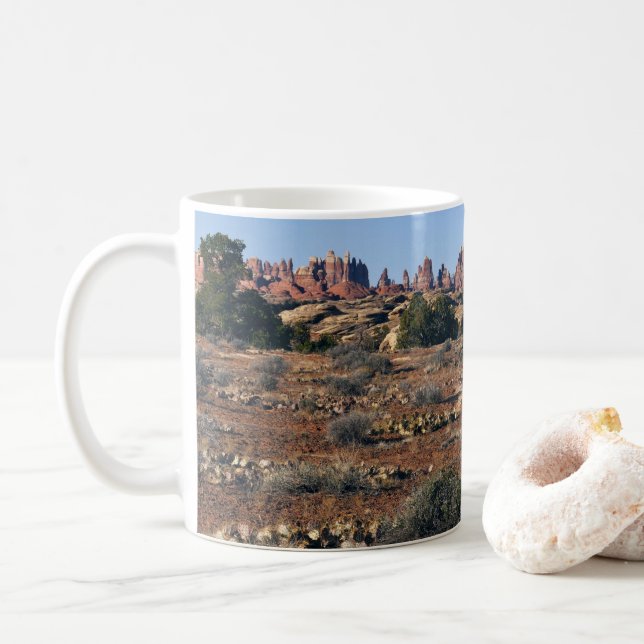 Caneca De Café Agulhas do Pothole Point Trace (Com Donut)