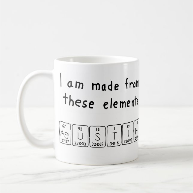 Caneca De Café Agustina periódica mesa (Esquerda)