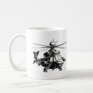 Caneca De Café Ah 64 helicóptero Apache