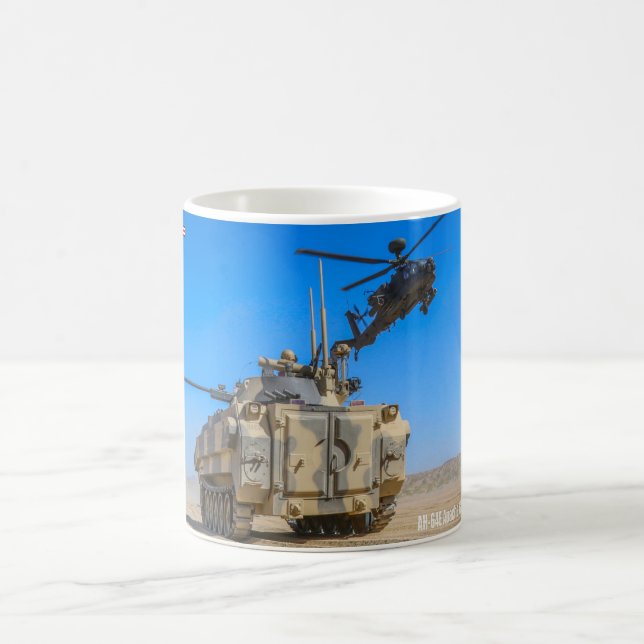CANECA DE CAFÉ AH-64E APACHE GUARDIAN (Centro)
