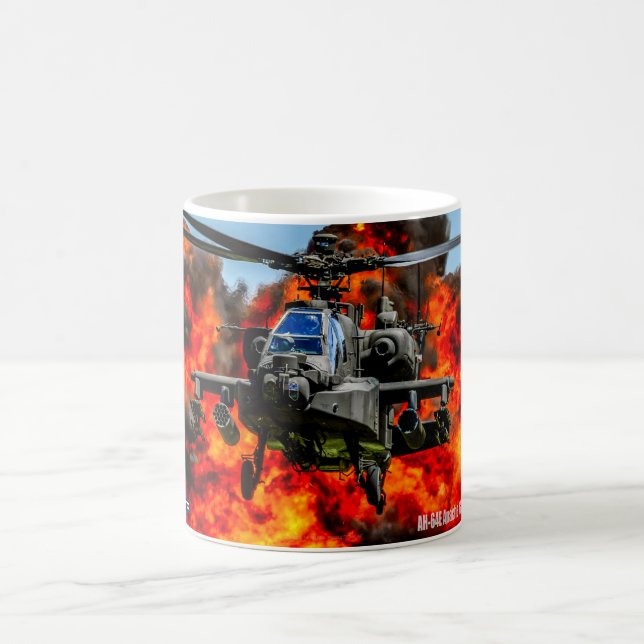 CANECA DE CAFÉ AH-64E APACHE GUARDIAN (Centro)