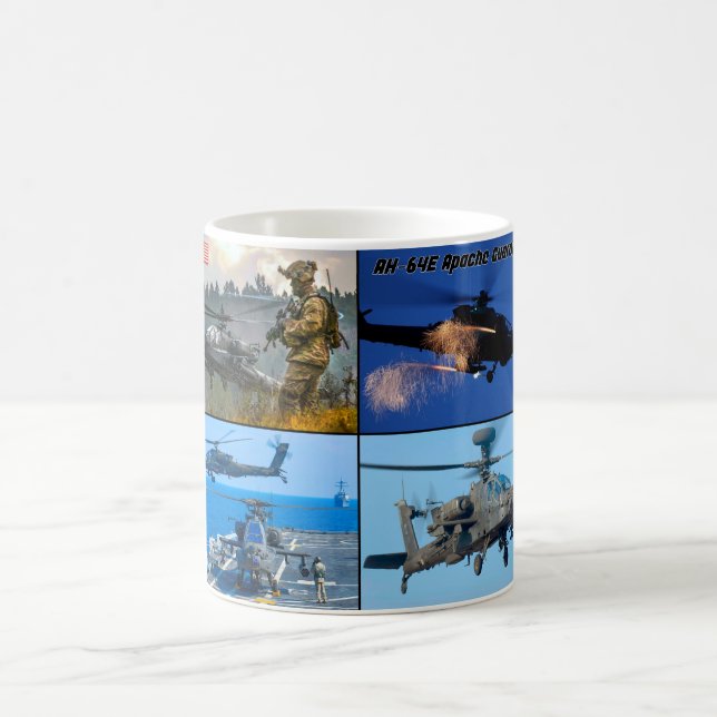 CANECA DE CAFÉ AH-64E APACHE GUARDIAN (Centro)