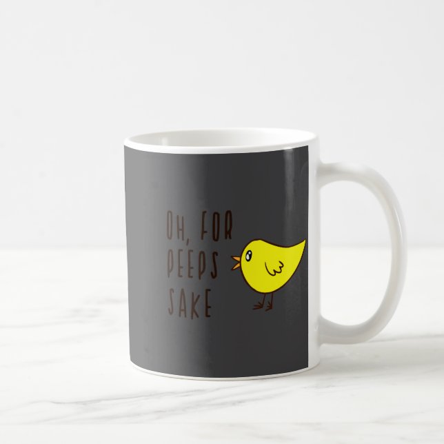Caneca De Café Ah Pelo Amor Adorável Frango Adorável Páscoa Diver (Direita)
