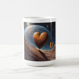 Caneca De Café AI Fora deste mundo Eu te amo muito
