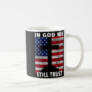 Caneca De Café Ainda Confiamos em Deus Bandeira Americana EUA 250