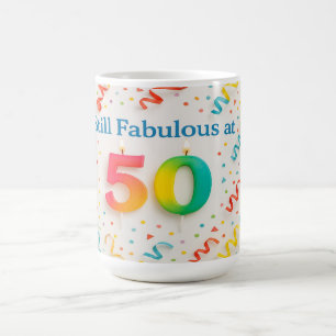 Caneca De Café Ainda fabuloso aos 50