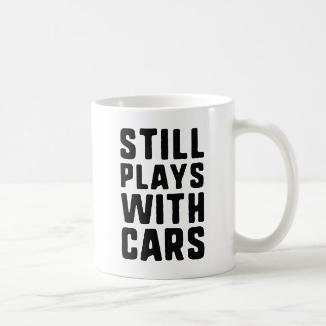 Caneca De Café Ainda Joga Com Carros (Direita)