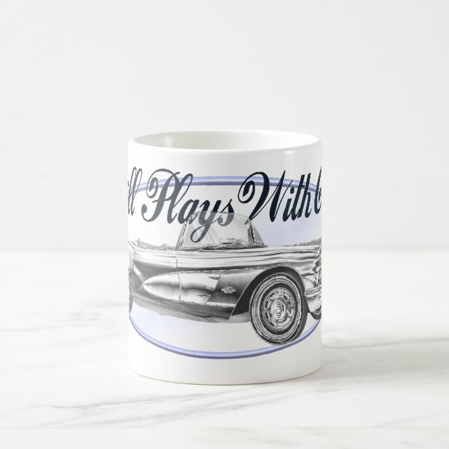 Caneca De Café Ainda jogos com carros (Centro)