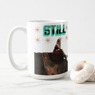 Caneca De Café Ainda Mudanças - Mentira Minimalista na Taça de Ca