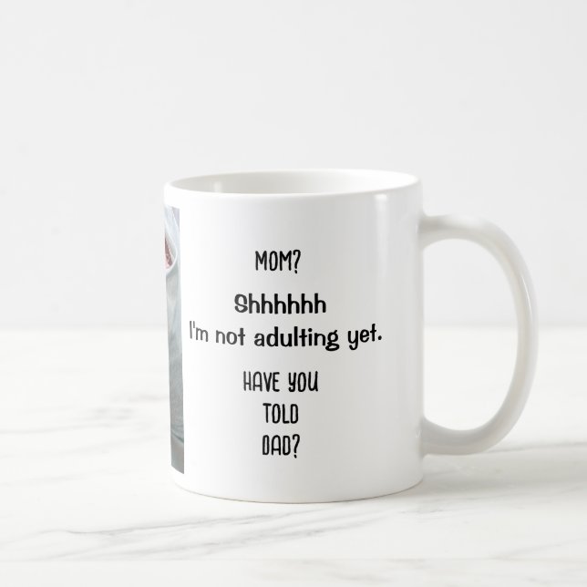 Caneca De Café Ainda não adulterei. Você contou ao Pai? Engraçado (Direita)