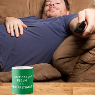Caneca De Café Ainda não comecei a procrastinar
