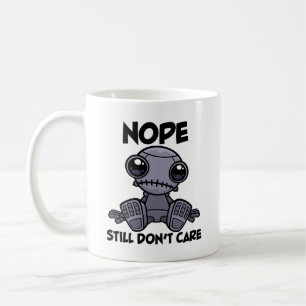 Caneca De Café Ainda não importa o Robô Indiferente