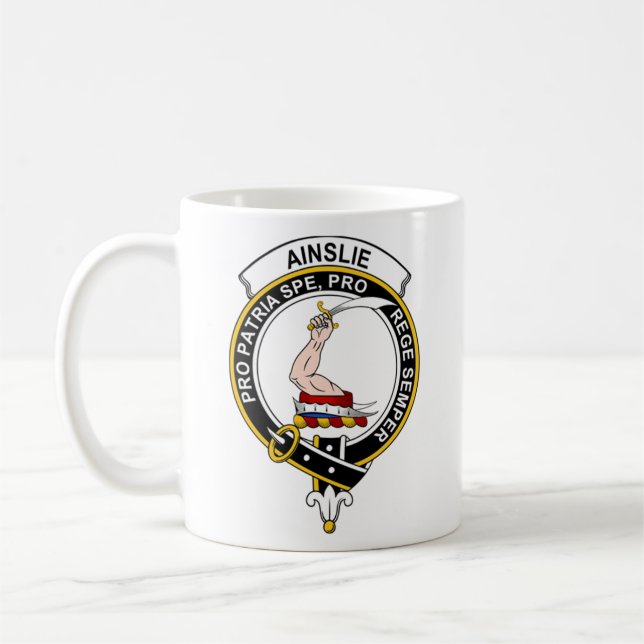 Caneca De Café Ainslie Tartan (Esquerda)