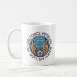 Caneca De Café Air Force Veteran