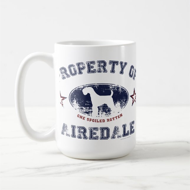 Caneca De Café Airedale (Esquerda)