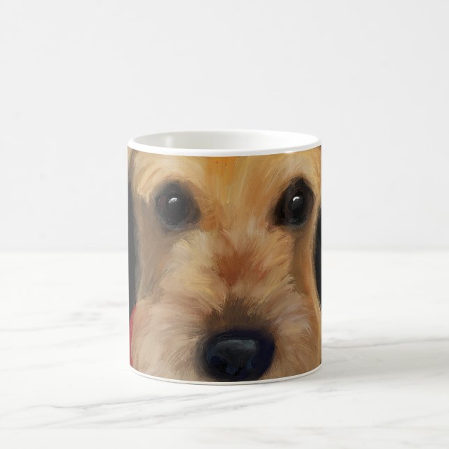Caneca De Café Airedale Terrier (Centro)
