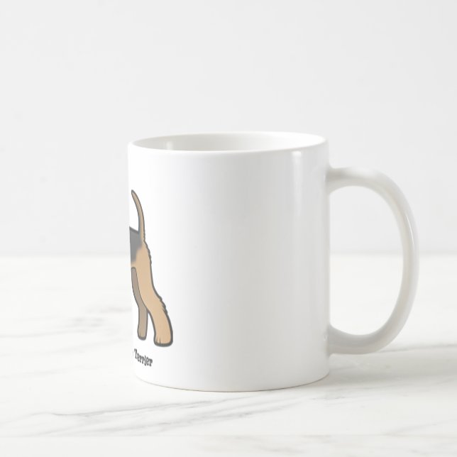 Caneca De Café airedale terrier (Direita)