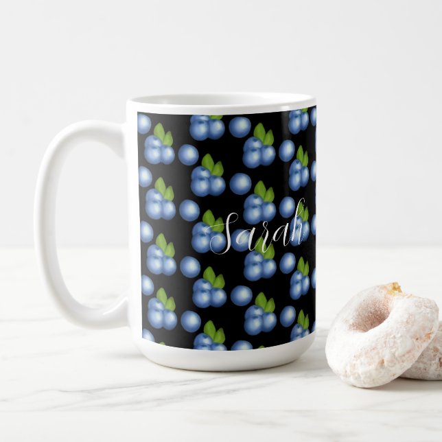 Caneca De Café Airelas de Verão muito doces (Com Donut)