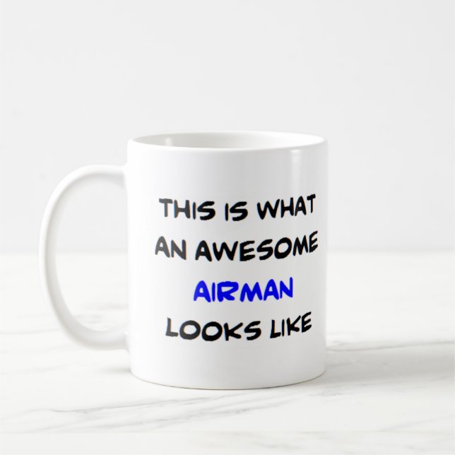 Caneca De Café airman2, incrível (Esquerda)