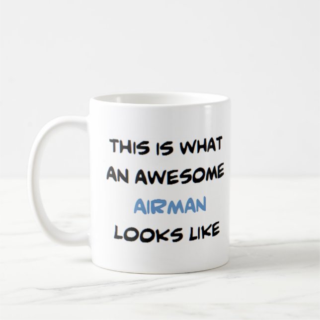 Caneca De Café airman, incrível (Esquerda)