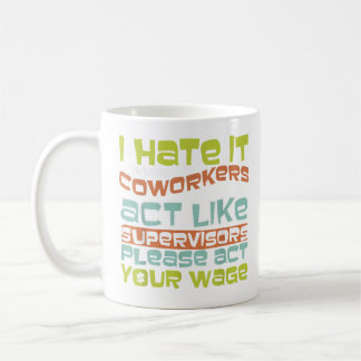 Caneca De Café Aja O Seu Salário - presente Divertido Para A Polí