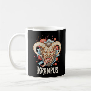 Caneca De Café Ajuda de Natal do Krampus Kramperl Perchten do Pap