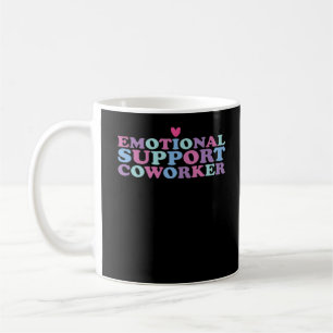 Caneca De Café Ajuda Emocional Clássica do Colega de Trabalho - B