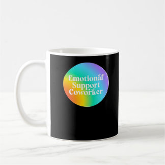 Caneca De Café Ajuda Emocional Coworker Engraçado