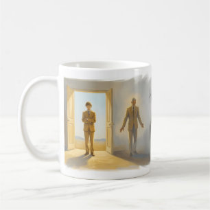 Caneca De Café Ajuda! — Homem Perdido na Névoa Encontra seu Camin