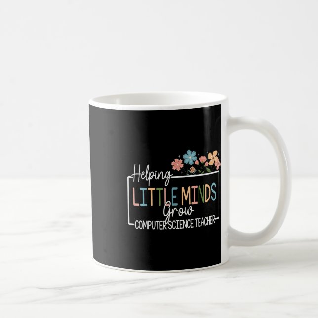 Caneca De Café Ajudando Pequenas Mentes a Crescer Escola Primária (Direita)