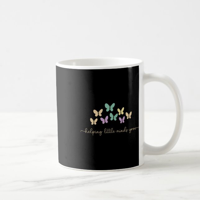 Caneca De Café Ajudando Pequenas Mentes a Crescerem Professora Re (Direita)