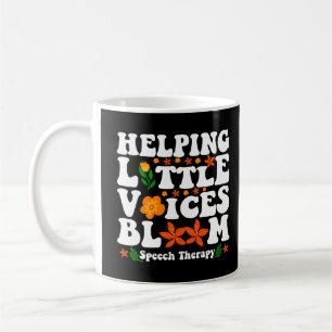 Caneca De Café Ajudando Pequenas Vozes a Florescer Terapia da Fal