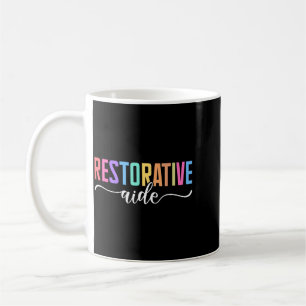 Caneca De Café Ajudante Restaurador Desenhos Preto Unisex-Adultos