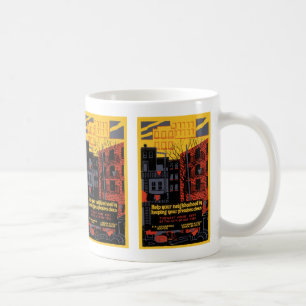 Caneca De Café Ajude seu bairro