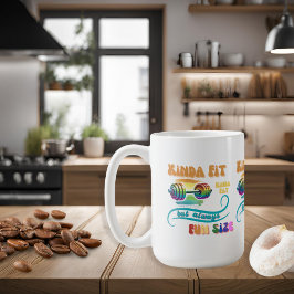Caneca De Café Ajustado Engraçado Malhação Gym Arco Arco-Íris Caf