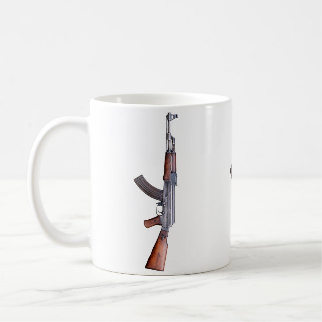 CANECA DE CAFÉ AK-47 (Esquerda)