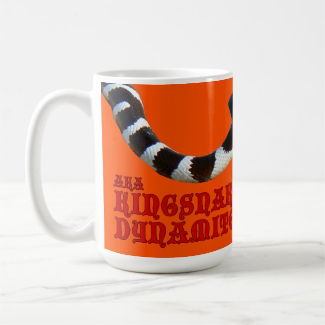 Caneca De Café AKA Kingsnake Dynamite (Esquerda)