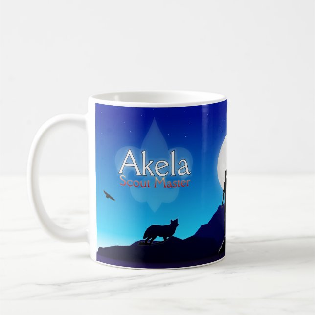 Caneca De Café Akela - escuteiro #1 mestre (Esquerda)