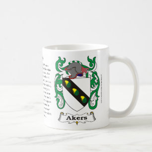 Caneca De Café Akers, origem, significado e a crista