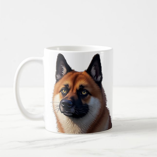 Caneca De Café Akita (Esquerda)