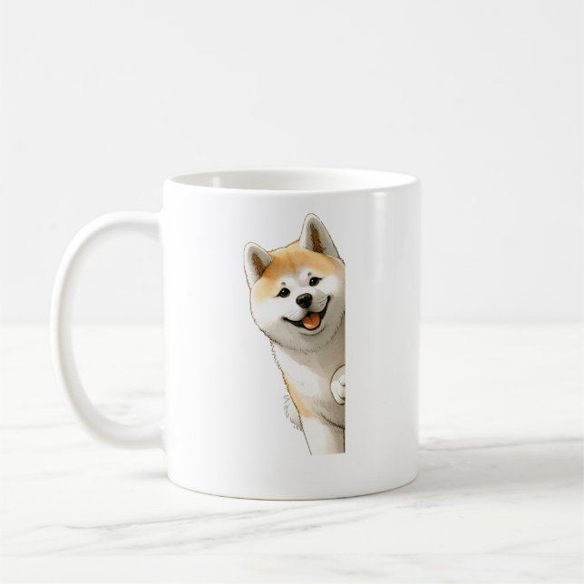 Caneca De Café Akita Canine (Esquerda)
