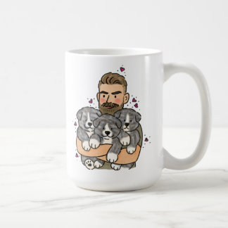 Caneca De Café Akita Inu Japonês Tigrado