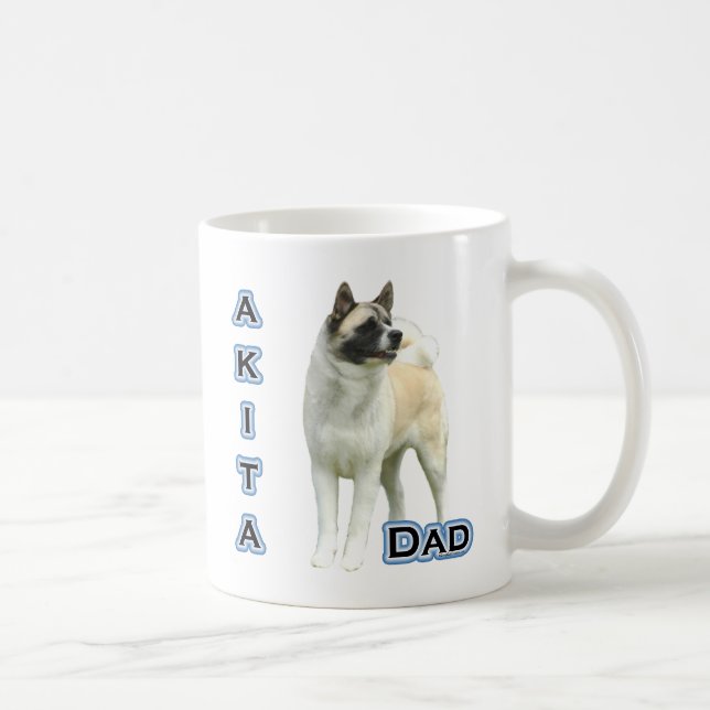 Caneca De Café Akita Pai 4 (Direita)