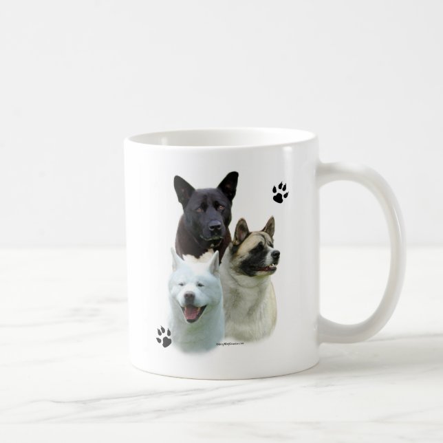 Caneca De Café Akita Trio (Direita)